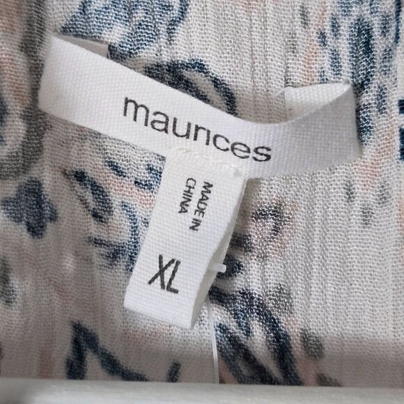 Maurices Size XL Crochet Halter Top Floral High-Neck Sleeveless NEW - Picture 6 of 8